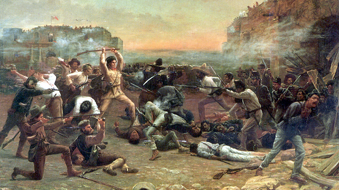 Robert Jenkins Onderdonk: „The Fall of the Alamo“ or „Crockett's Last Stand“